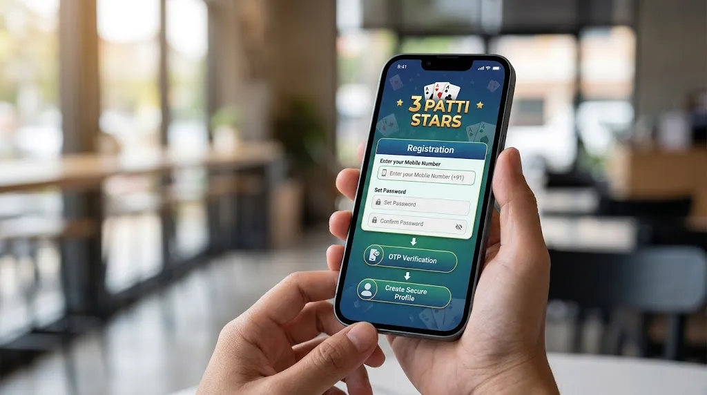 Teen Patti Stars registration guide for Indian players