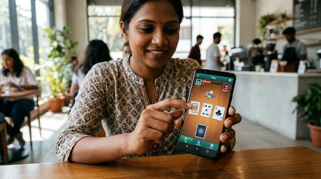 Teen Patti Stars mobile gaming experience on smartphone