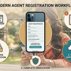 Filling out the Teen Patti Stars agent registration form