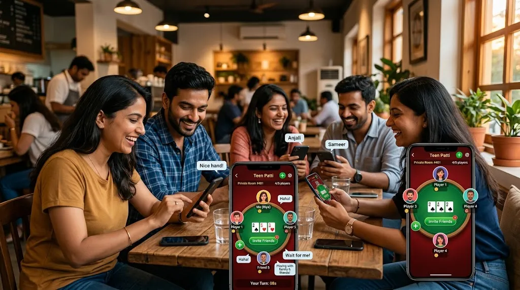 Teen Patti Stars multiplayer and social gaming features