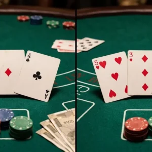 Classic Teen Patti versus Muflis showing high and low winning hands