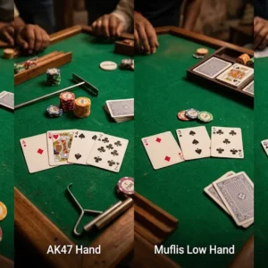 Popular Teen Patti variations including Joker, AK47, Muflis and Best of Four