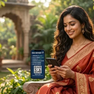 Step-by-step Teen Patti Stars UPI deposit process on a smartphone