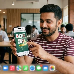 Teen Patti Stars mobile website experience on iPhone