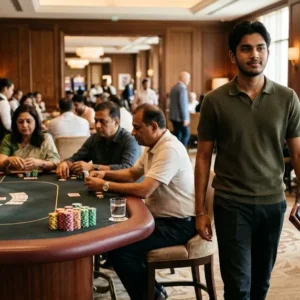 Teen Patti player ending a session responsibly
